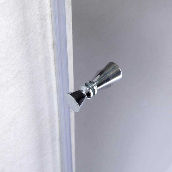 Shower door folding SH01C chrome 1000mm
