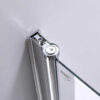 Shower door folding SH01D chrome 1100mm