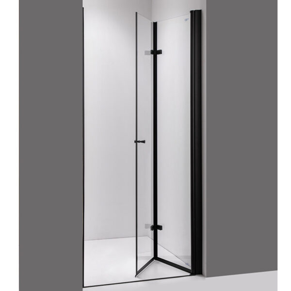 Shower door folding SH01D black 1100mm