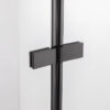 Shower door folding SH01D black 1100mm