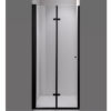 Shower door folding SH01E black 1200mm