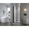 Shower door folding SH01E black 1200mm