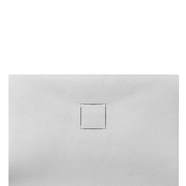 Square shower tray CAIR S 900x900mm WHITE siphon slim 50mm