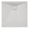 Square shower tray CAIR S 900x900mm WHITE siphon slim 50mm