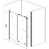 Shower door sliding SH02E chrome 1200mm