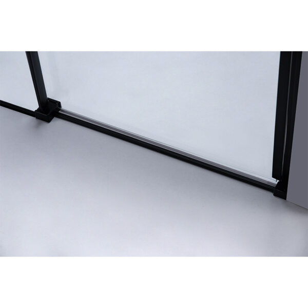 Shower door sliding SH03B black 950-1000mm