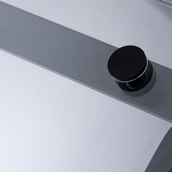 Shower door sliding SH03B black 950-1000mm