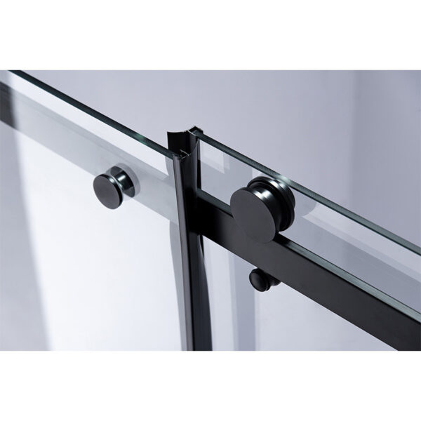 Shower door sliding SH03B black 950-1000mm