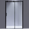 Shower door sliding SH03C black 1050-1100mm