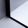 Shower door sliding SH03C black 1050-1100mm