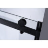 Shower door sliding SH03C black 1050-1100mm