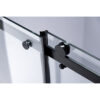 Shower door sliding SH03C black 1050-1100mm