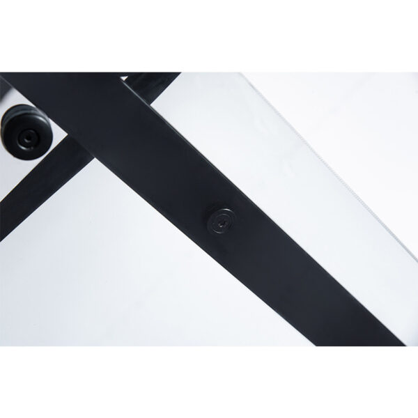 Shower door sliding SH03C black 1050-1100mm