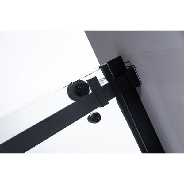 Shower door sliding SH03C black 1050-1100mm
