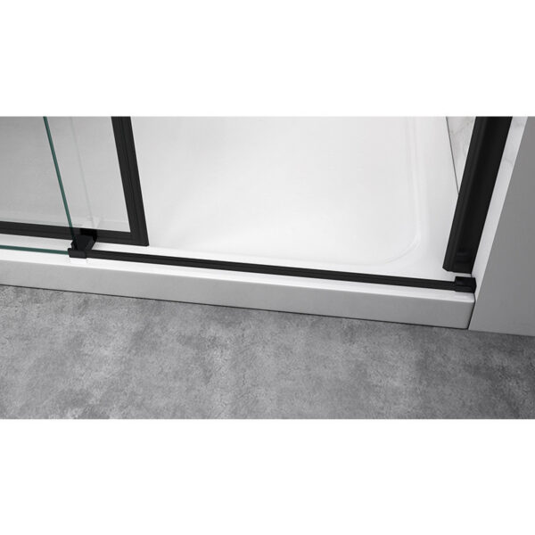 Shower door sliding KZ09A black 950-1000mm glass 8mm