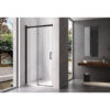 Shower door sliding KZ09B black 1050-1100mm glass 8mm