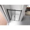 Shower door sliding KZ09B black 1050-1100mm glass 8mm
