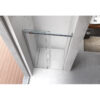 Shower door sliding KZ09C chrome 1150-1200mm glass 8mm