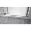 Shower door sliding KZ09E chrome 1350-1400mm glass 8mm