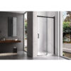 Shower door sliding KZ09E black 1350-1400mm glass 8mm
