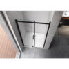 Shower door sliding KZ09E black 1350-1400mm glass 8mm