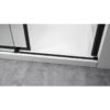 Shower door sliding KZ09E black 1350-1400mm glass 8mm