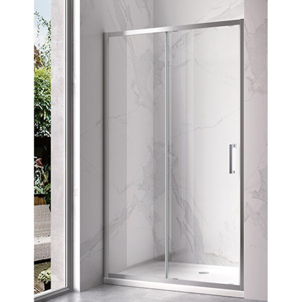 Shower door sliding KZ14A chrome 950-1000mm glass 6mm