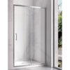 Shower door sliding KZ14C chrome 1150-1200mm glass 6mm