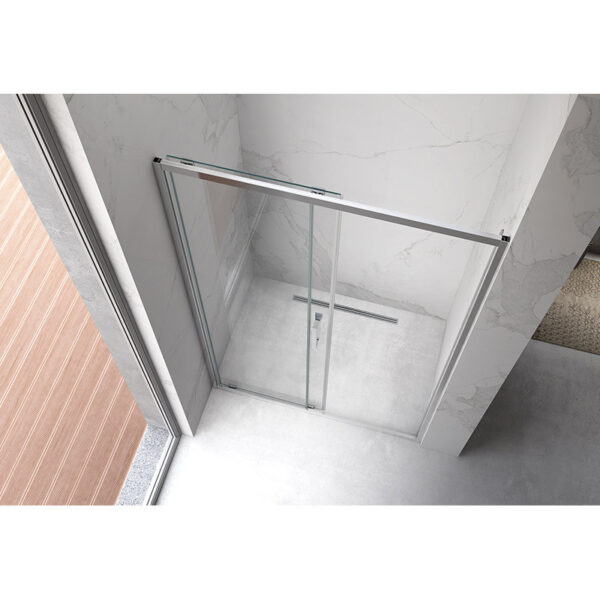 Shower door sliding KZ14C chrome 1150-1200mm glass 6mm
