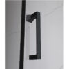 Shower door sliding KZ14D black 1250-1300mm glass 6mm