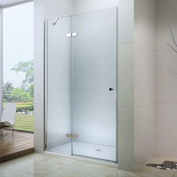 Shower door hinged shower screen SH06B 900mm glass 6mm