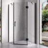 Pentagonal Shower Cabin KZ10B Black 900x900mm