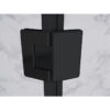 Pentagonal Shower Cabin KZ10B Black 900x900mm