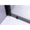 Pentagonal Shower Cabin BS07A Black 800x800mm