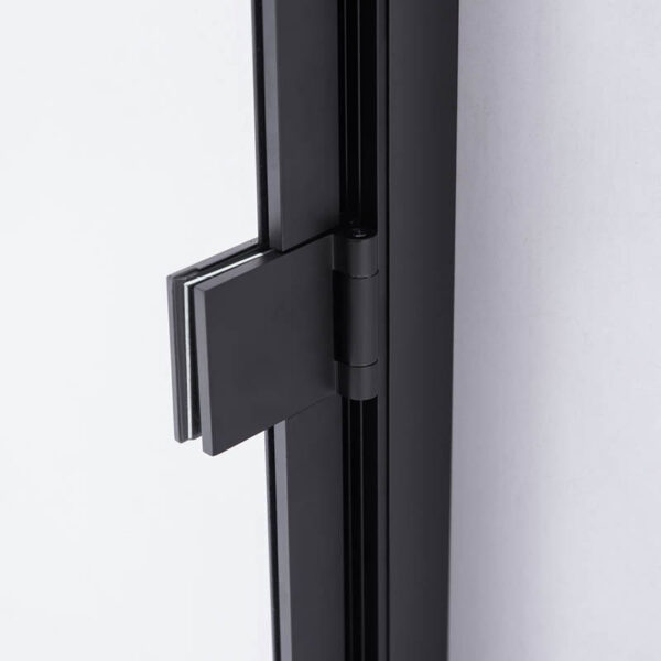 Square shower cabin R-BS10A Black 800x800mm