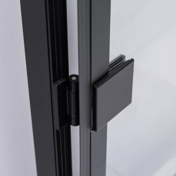 Square shower cabin R-BS10A Black 800x800mm