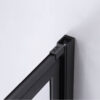 Square shower cabin R-BS10A Black 800x800mm