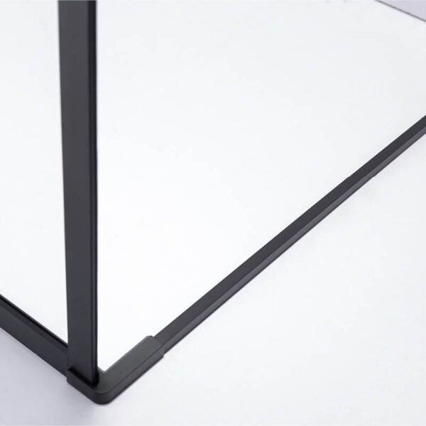 Square shower cabin R-BS10A Black 800x800mm