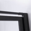 Square shower cabin R-BS10B Black 900x900mm