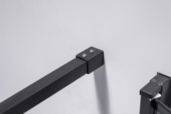 Square shower cabin R-BS13A Black 800x800mm