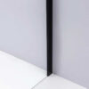 Rectangular shower cabin S-BS15C Black 1200x800mm, Glass 8mm