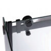 Rectangular shower cabin S-BS15A Black 1000x800mm, Glass 8mm