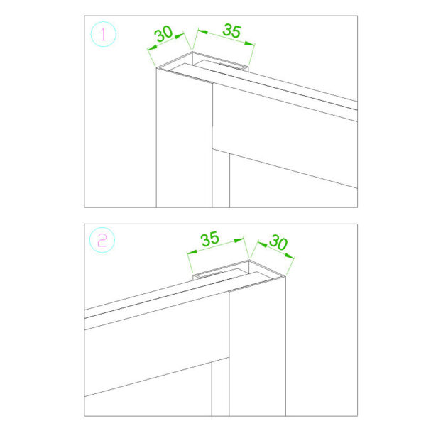 Rectangular shower cabin S-BS16A Black 1000x900mm