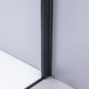 Square shower cabin R-BS04A Black 800x800mm