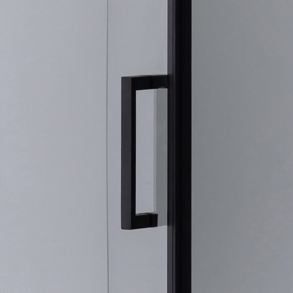 Square shower cabin R-BS04A Black 800x800mm
