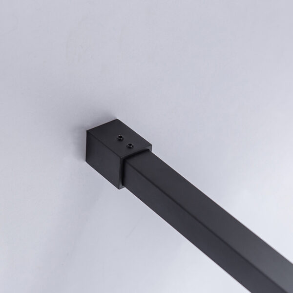 Square shower cabin R-BS04A Black 800x800mm