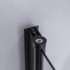 Square shower cabin R-BS04A Black 800x800mm