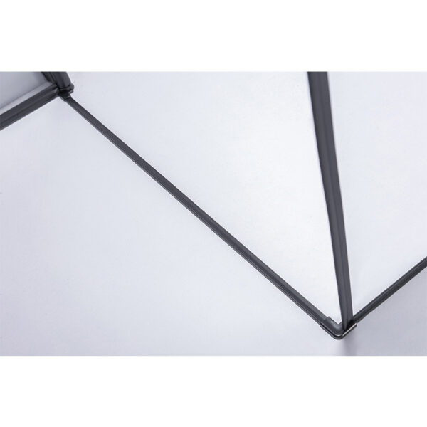 Square shower cabin R-BS04A Black 800x800mm