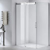 Rectangular shower cabin S-KZ202A Chrome 1000x900mm, Glass 8mm