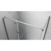 Rectangular shower cabin S-KZ02A Chrome 900x800mm